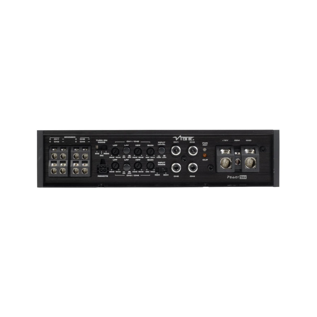 Vibe Powerbox 135.4-V5 Amp Compact Micro Class D 4 Channel Car Stereo Amplifier
