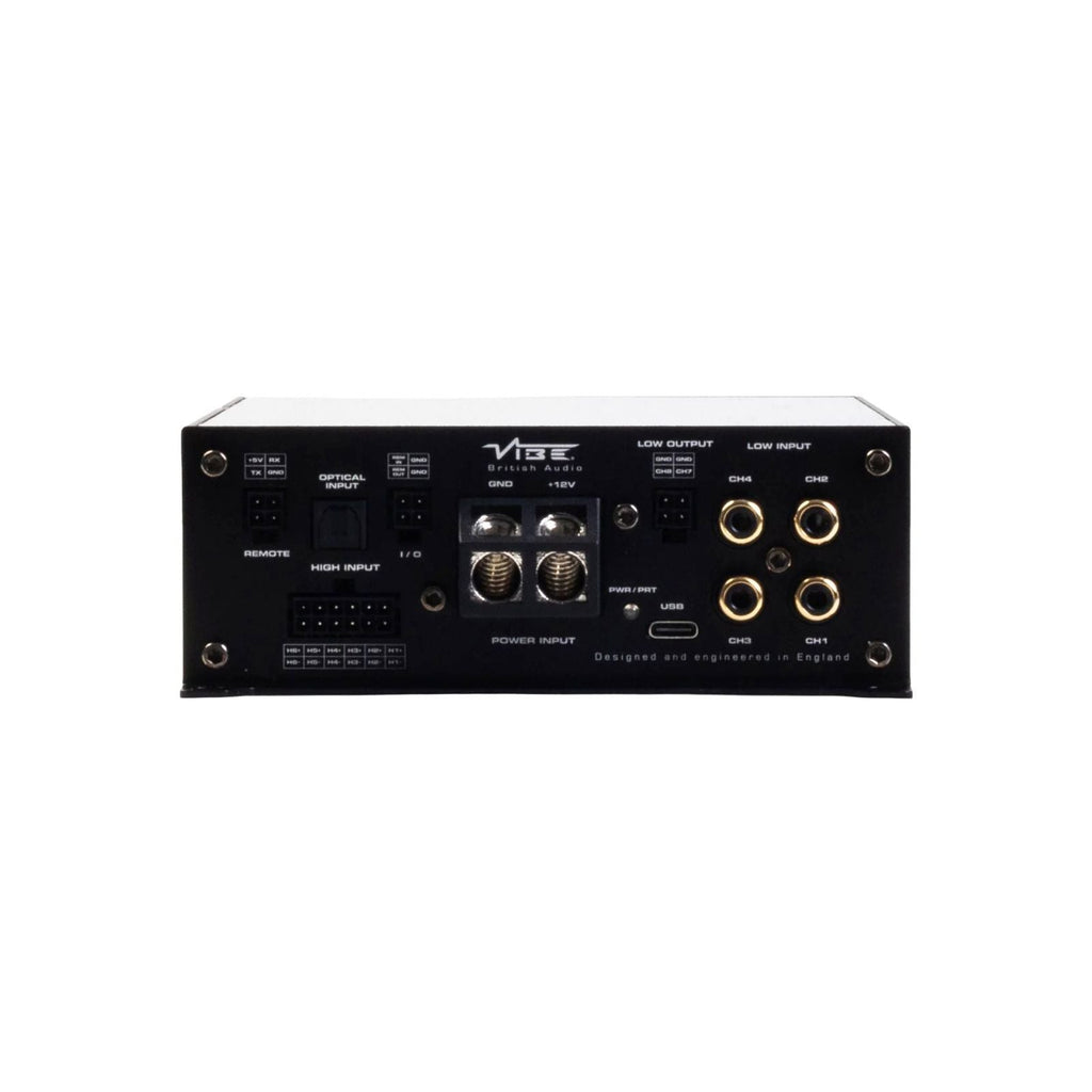 Vibe Powerbox 80.6-8DSP Amp Compact Micro Class D 6 Channel Car Stereo Amplifier