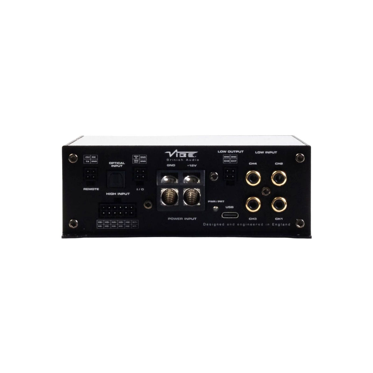 Vibe Powerbox 80.6-8DSP Amp Compact Micro Class D 6 Channel Car Stereo Amplifier