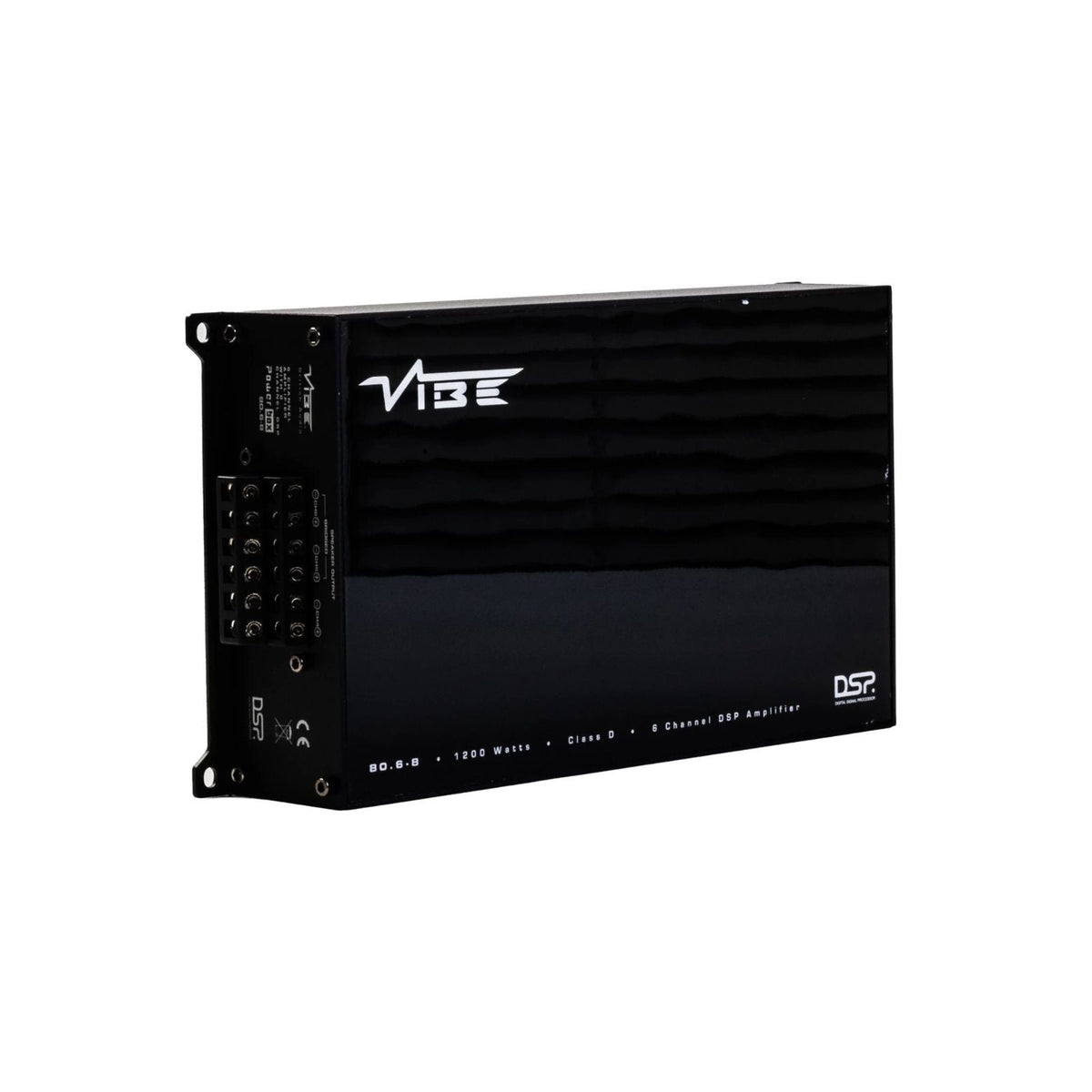Vibe Powerbox 80.6-8DSP Amp Compact Micro Class D 6 Channel Car Stereo Amplifier