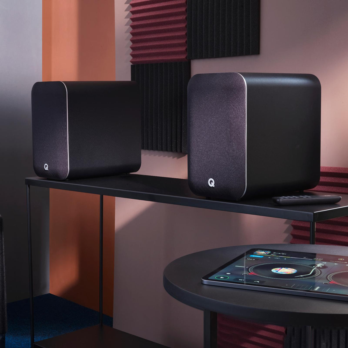 Q Acoustics M20 Wireless Powered Bookshelf Speakers aptX HD Bluetooth 5 White