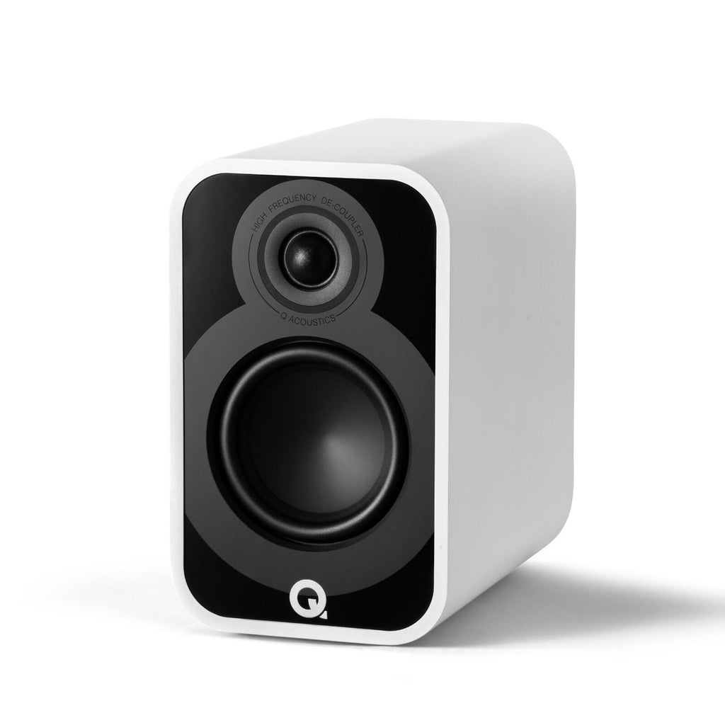 Q Acoustics 5010 Bookshelf Speakers Stand Mount 5000 Series Satin White QA5014