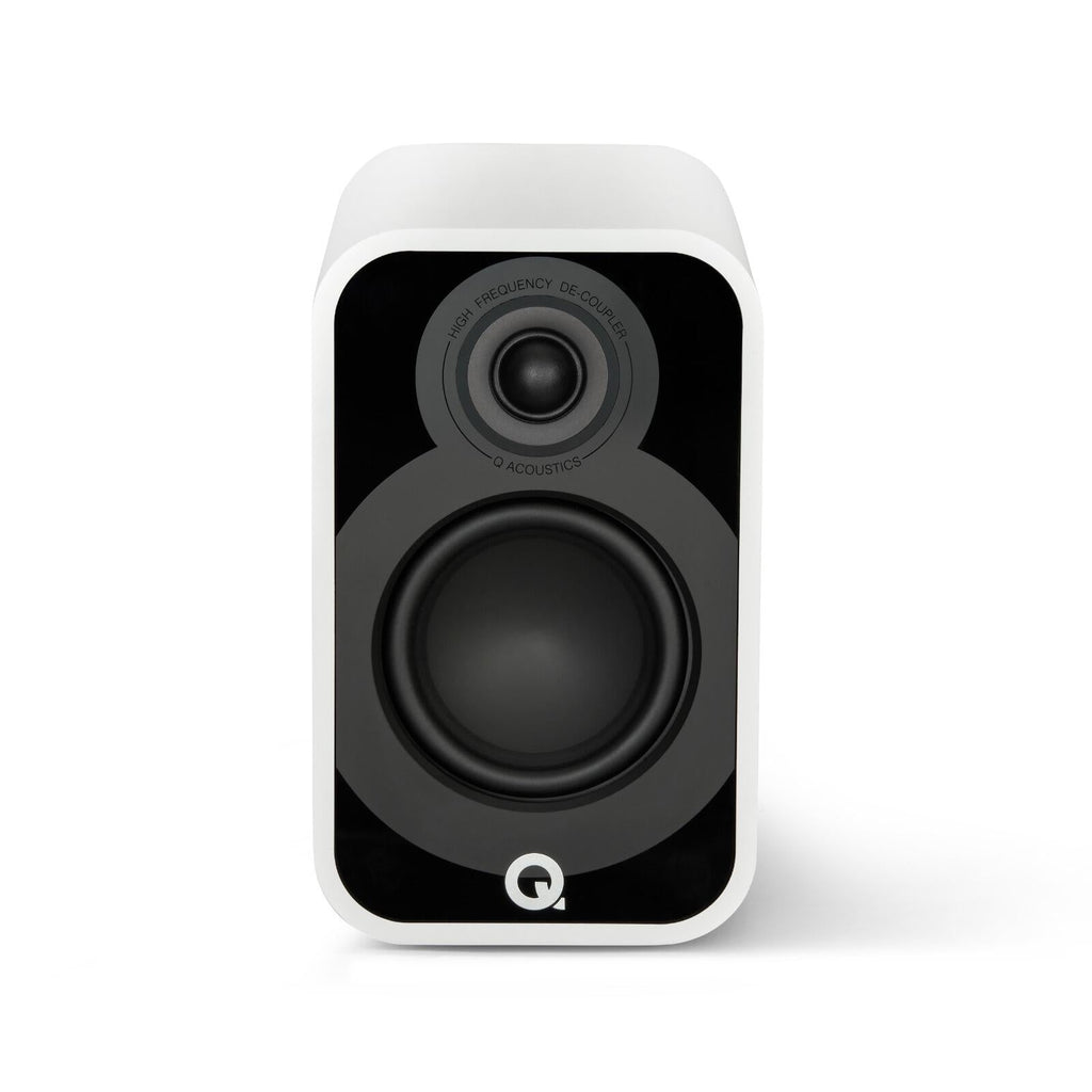 Q Acoustics 5010 Bookshelf Speakers Stand Mount 5000 Series Satin White QA5014