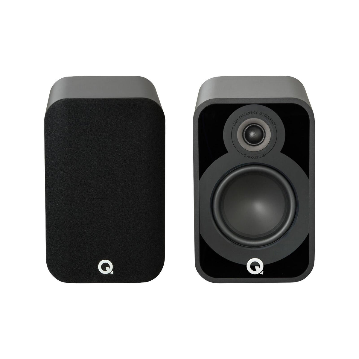 Q Acoustics 5020 Bookshelf Speakers Stand Mount 5000 Series Satin Black QA5022