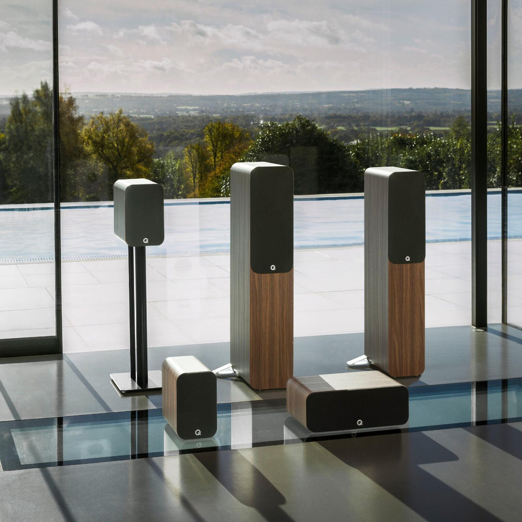 Q Acoustics 5040 Floorstanding Speakers HI-FI Home Cinema Rosewood QA5046
