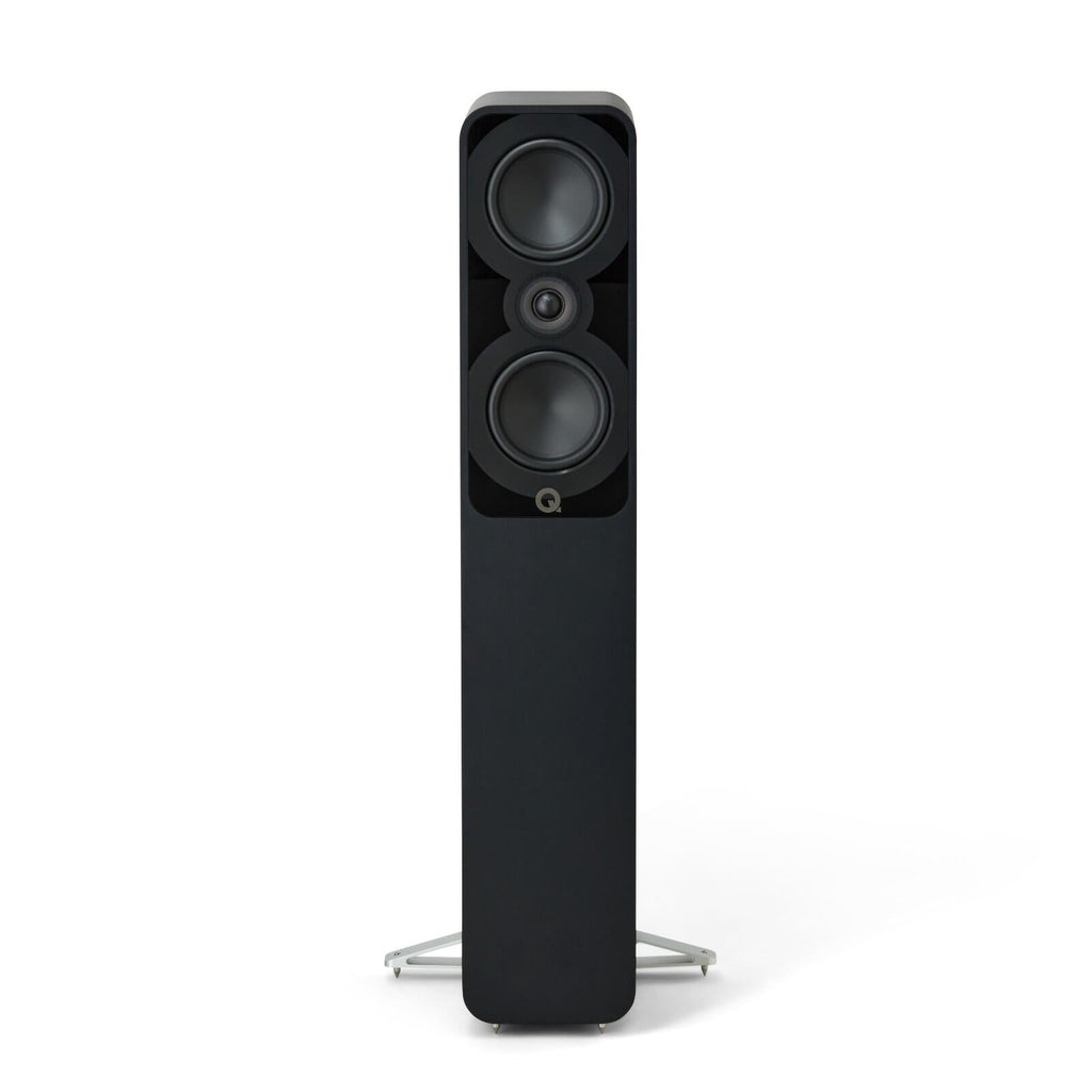 Q Acoustics 5040 Floorstanding Speakers HI-FI Home Cinema Satin Black QA5042