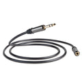 QED Performance QE7305 Headphone Extension Cable 6.35mm Jack to Socket AUX 1.5m