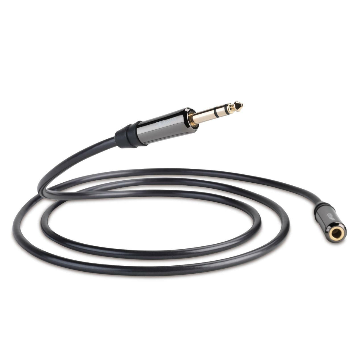 QED Performance QE7305 Headphone Extension Cable 6.35mm Jack to Socket AUX 1.5m