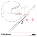 RetroSound WPA2 Amplified Hide Away Antenna Classic Car Radio FM AM Aerial