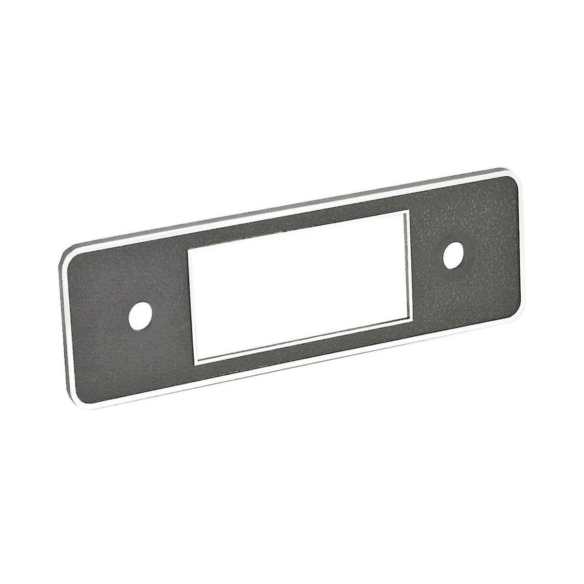 RetroSound Faceplate Black and Chrome with Metal Brackets 502-292 for RetroRadio