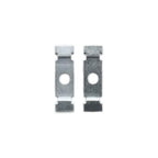 RetroSound Faceplate Chrome Black Pinstripe Inserts with Knob Set for RetroRadio