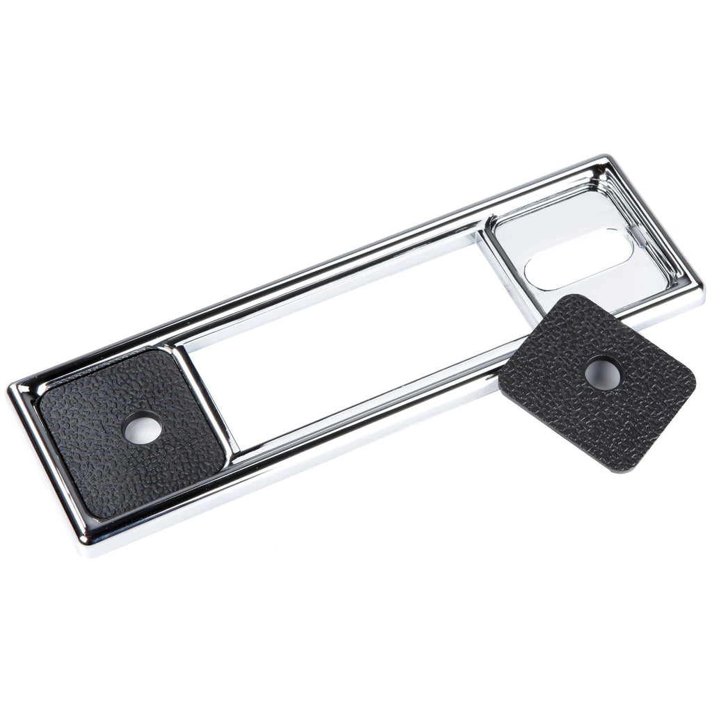 RetroSound Faceplate Chrome with Black Pebbled Inserts 308-409 for RetroRadio