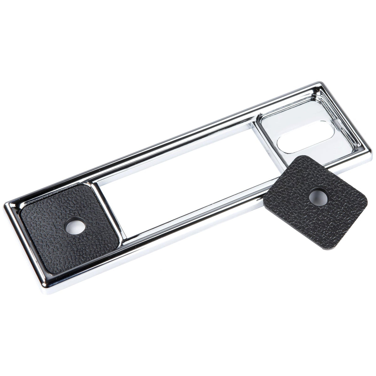 RetroSound Faceplate Chrome with Black Pebbled Inserts 308-409 for RetroRadio