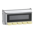 RetroSound Chrome Radio Face Ivory Push Buttons for Current RetroRadio Motors
