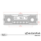 RetroSound Europa Motor 4 DAB FM Radio 1960's-70's Bluetooth Classic Car Stereo