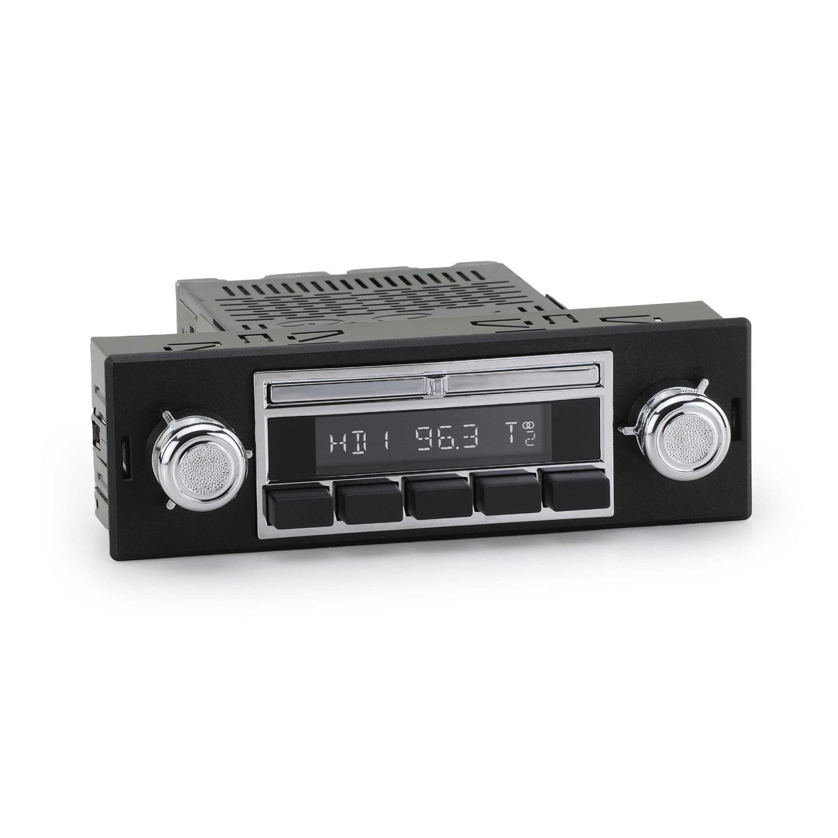 RetroSound Liberty Motor 1 DAB FM Radio Bluetooth Black & Chrome Classic Stereo