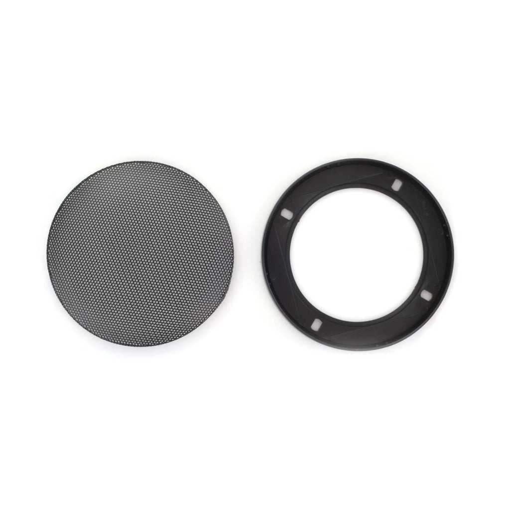 RetroSound 4 Inch Speaker Grills Sold as a Pair Low Key Plain Black Mesh Grill