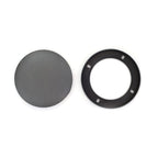 RetroSound 4 Inch Speaker Grills Sold as a Pair Low Key Plain Black Mesh Grill