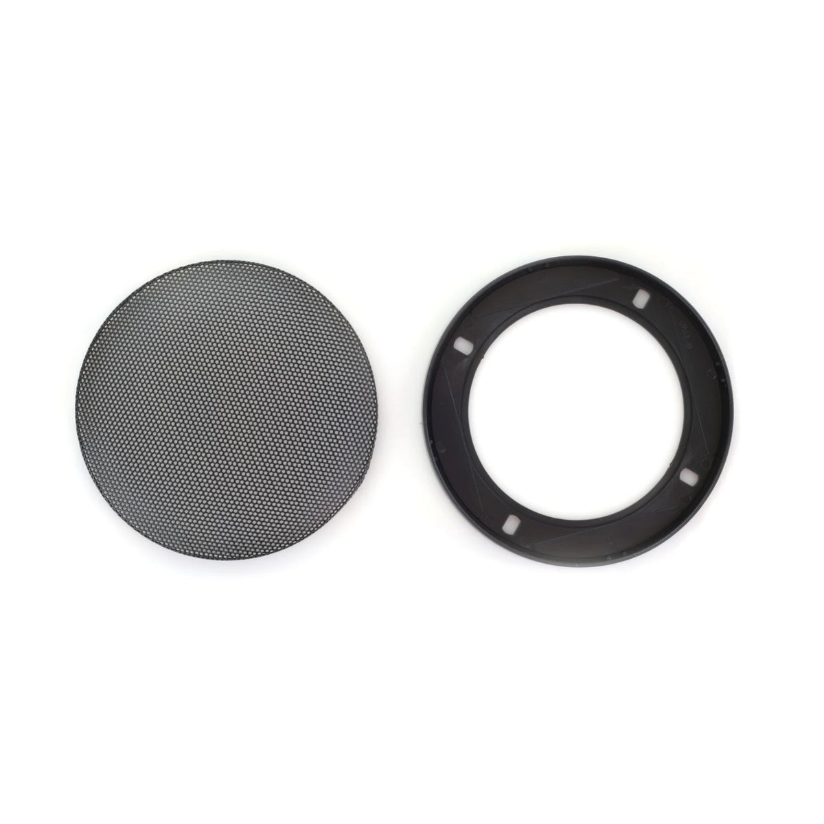 RetroSound 4 Inch Speaker Grills Sold as a Pair Low Key Plain Black Mesh Grill