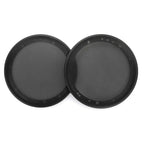 RetroSound 6.5 Inch Speaker Grills Sold as a Pair Low Key Plain Black Mesh Grill