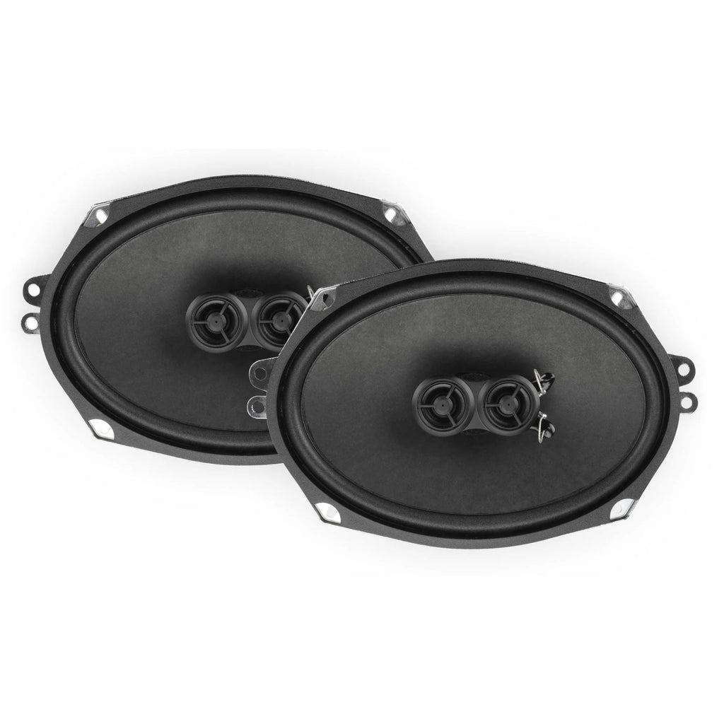 RetroSound Premium Stereo Speakers 6x9 Inch with Grills Sold as a Pair 100w RMS