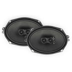 RetroSound Premium Stereo Speakers 6x9 Inch with Grills Sold as a Pair 100w RMS