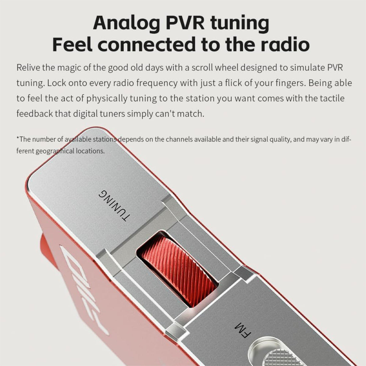 FiiO R11 Portable FM Radio Stereo Receiver Aluminium Body Earbuds Included Gold