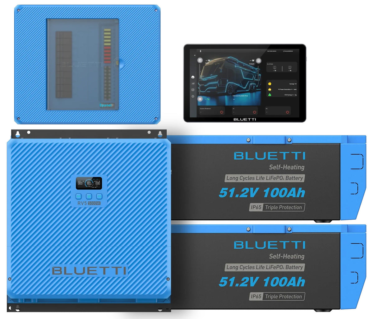 BLUETTI RV5 / B4810 SMART KIT 2 (5000W / 10240Wh CAPACITY )