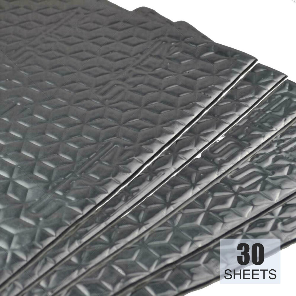 Skinz Sound Deadening Expert 3mm V2 30 Sheets Car Van Deadening Proofing Damping