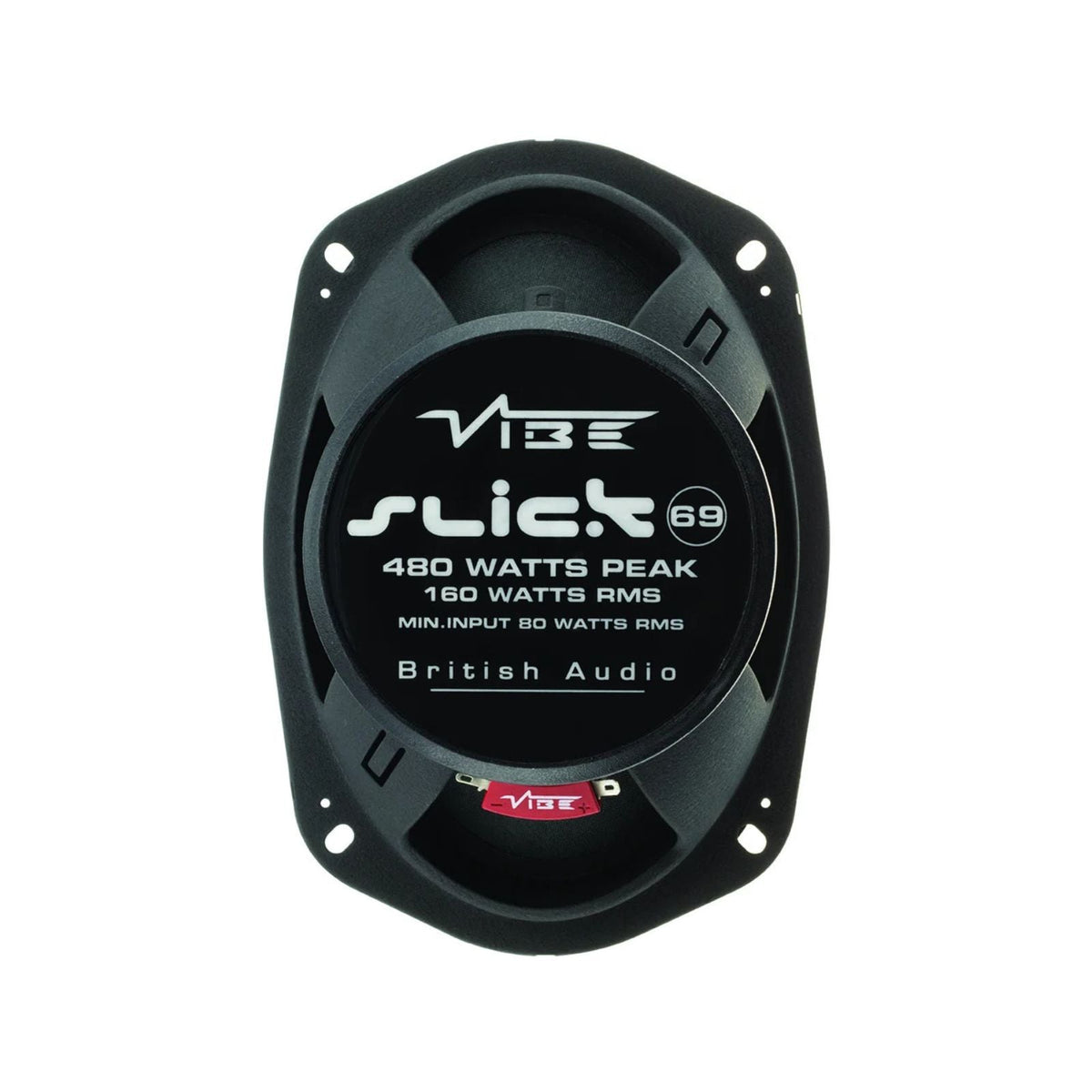 Vibe Slick SLICK693-V7 6x9 Inch 2 Way Coaxial Car Speakers 160w RMS Pair