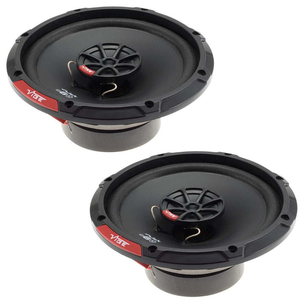 Vibe Slick SLICK6-V7 6.5 Inch 2 Way Coaxial Car Speakers 80w RMS Pair