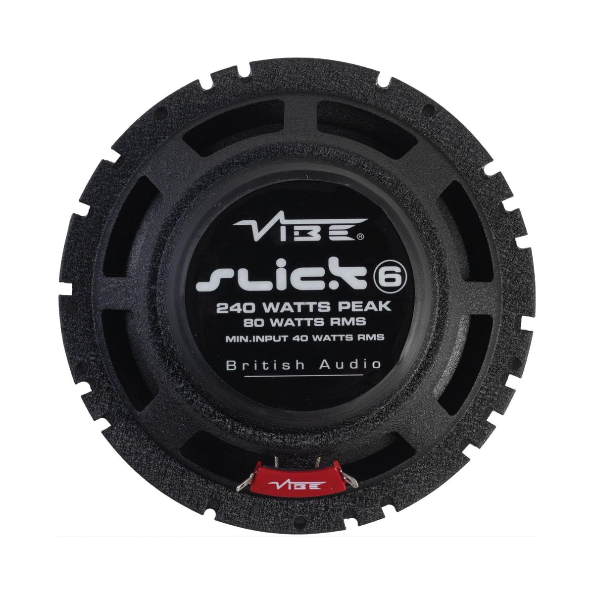Vibe Slick SLICK6-V7 6.5 Inch 2 Way Coaxial Car Speakers 80w RMS Pair