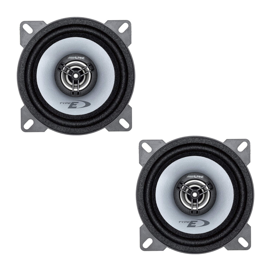Alpine SXE-1025S Speakers 4 Inch 10cm SXE Series Car 2 Way Coaxial 25w RMS Pair