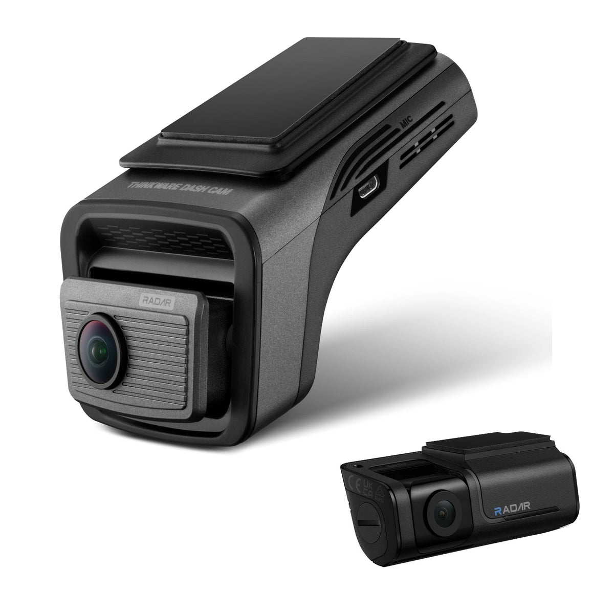 Thinkware Dash Cam U3000 Pro 4K Front 2K Rear Camera Built In Radar GPS WiFi