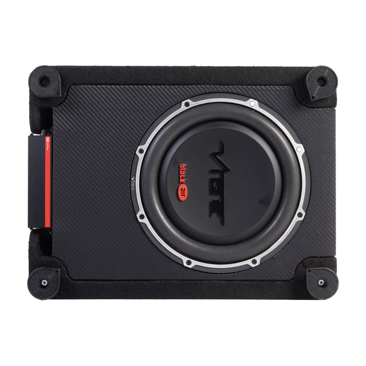 Vibe Active 10 Inch Sub Compact Black Air Amplified Subwoofer BA10ASQ 300w RMS