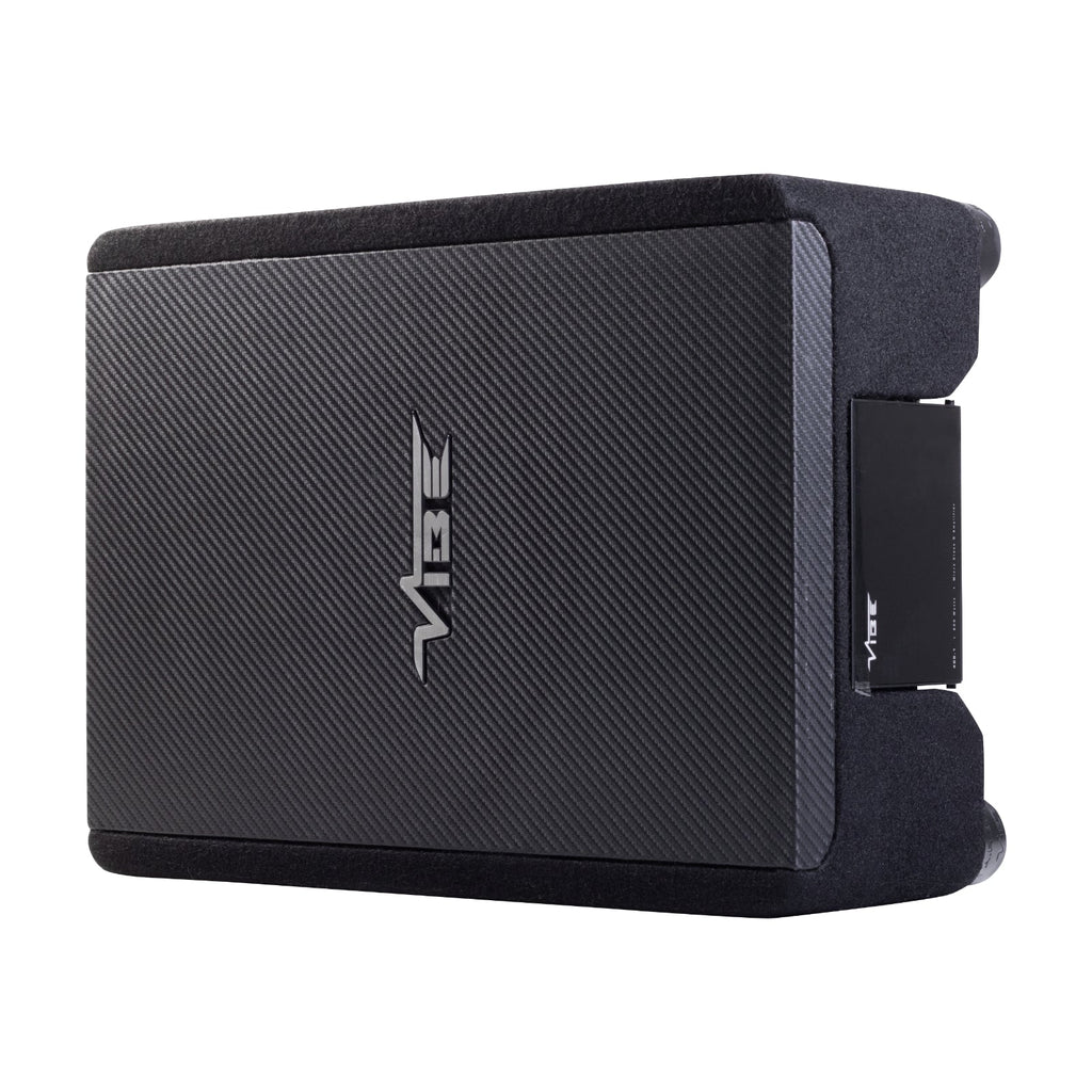 Vibe Active 10 Inch Sub Compact Black Air Amplified Subwoofer BA10ASQ 300w RMS