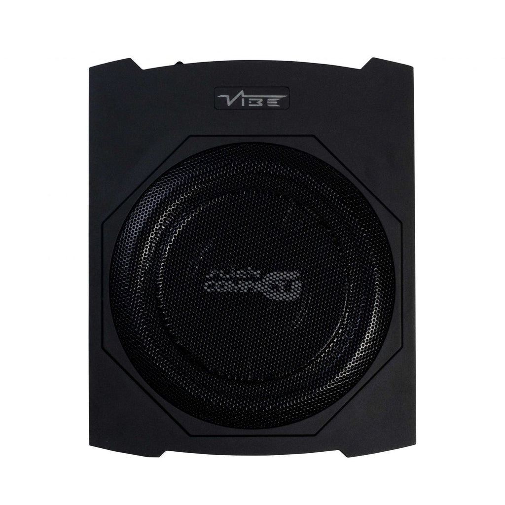 Vibe Underseat Subwoofer 10 Inch Active Slim Car Sub with Bass Remote 180w RMS