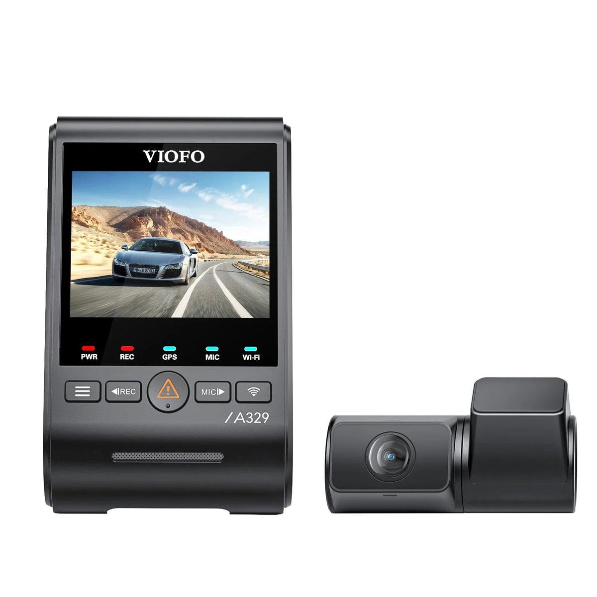 Viofo A329S 2CH Dash Cam 4K Front 2K Rear Starvis 2 GPS WIFI HDR Dual Camera