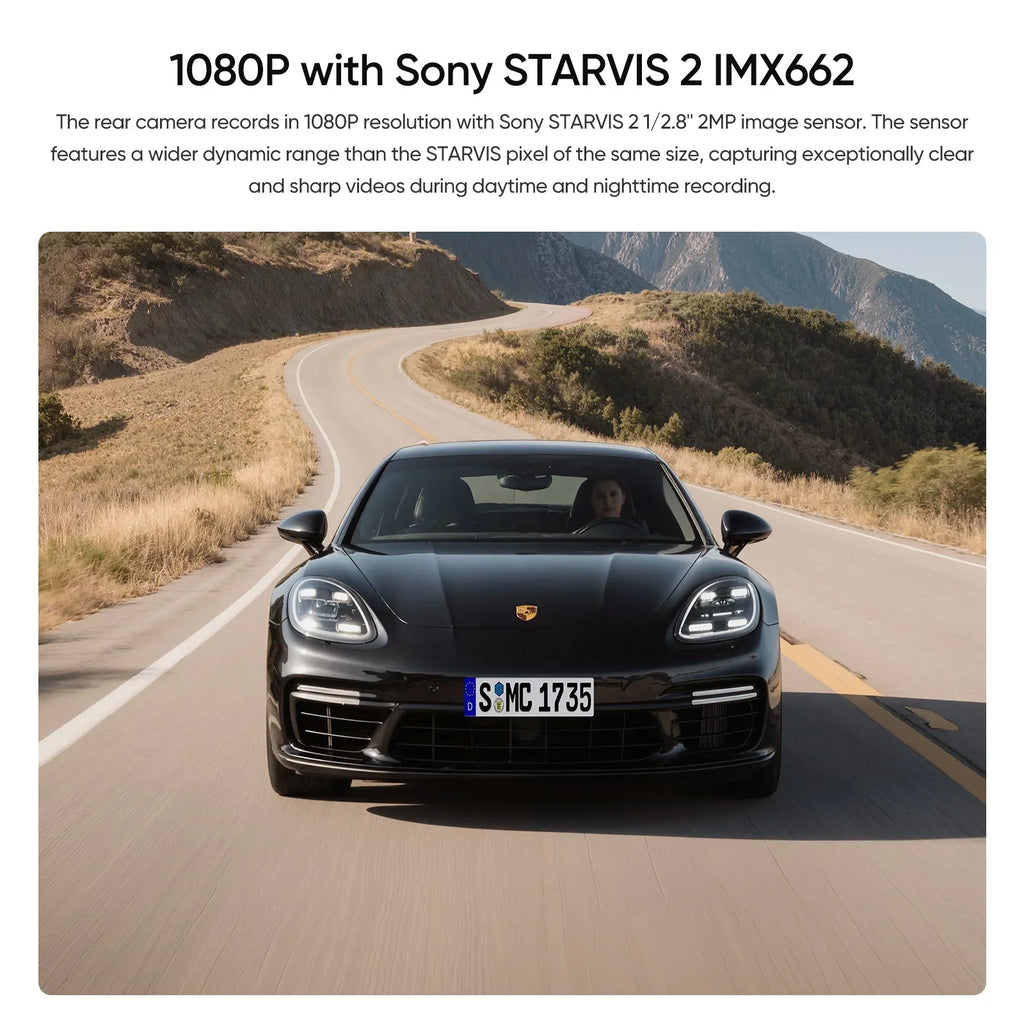 Viofo RC320 Rear Camera 1080P HDR for A229 Plus A229 Pro Series Dash Cameras