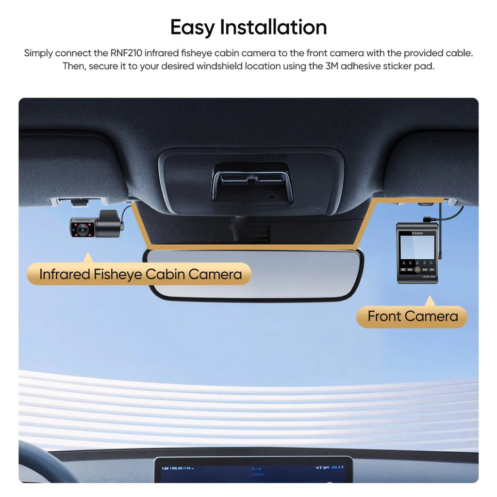 Viofo RNF210 Infrared Fisheye Cabin Camera 1080P for A229 Series Dash Cameras