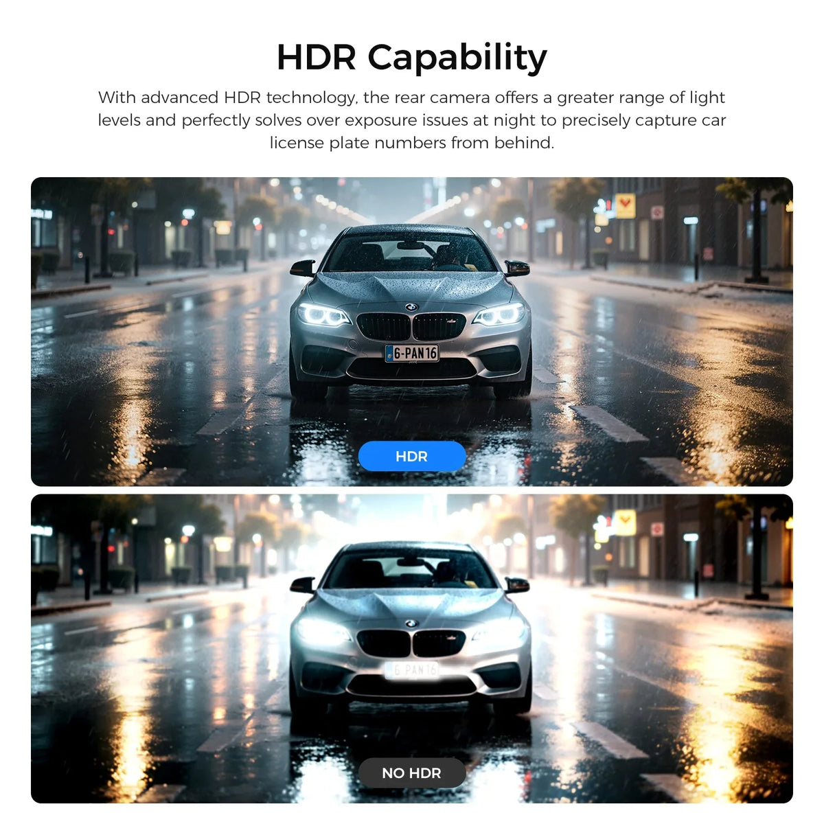 Viofo RWC400 Waterproof IP67 Rear Camera 2K HDR for A329 Series Dash Cameras