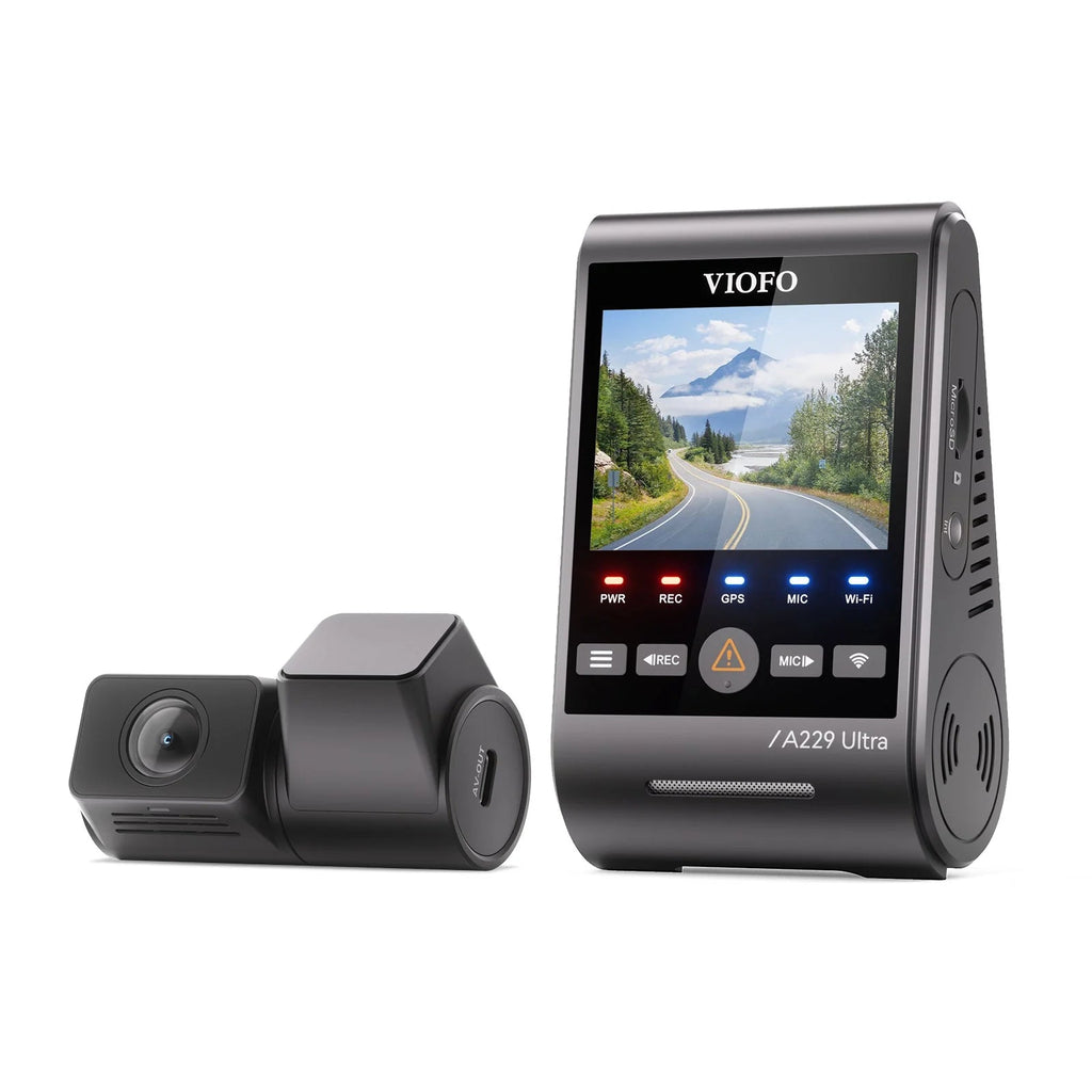 Viofo A229 Ultra 2CH Dash Cam 4K Front 4K Rear Starvis GPS WIFI HDR Dual Camera