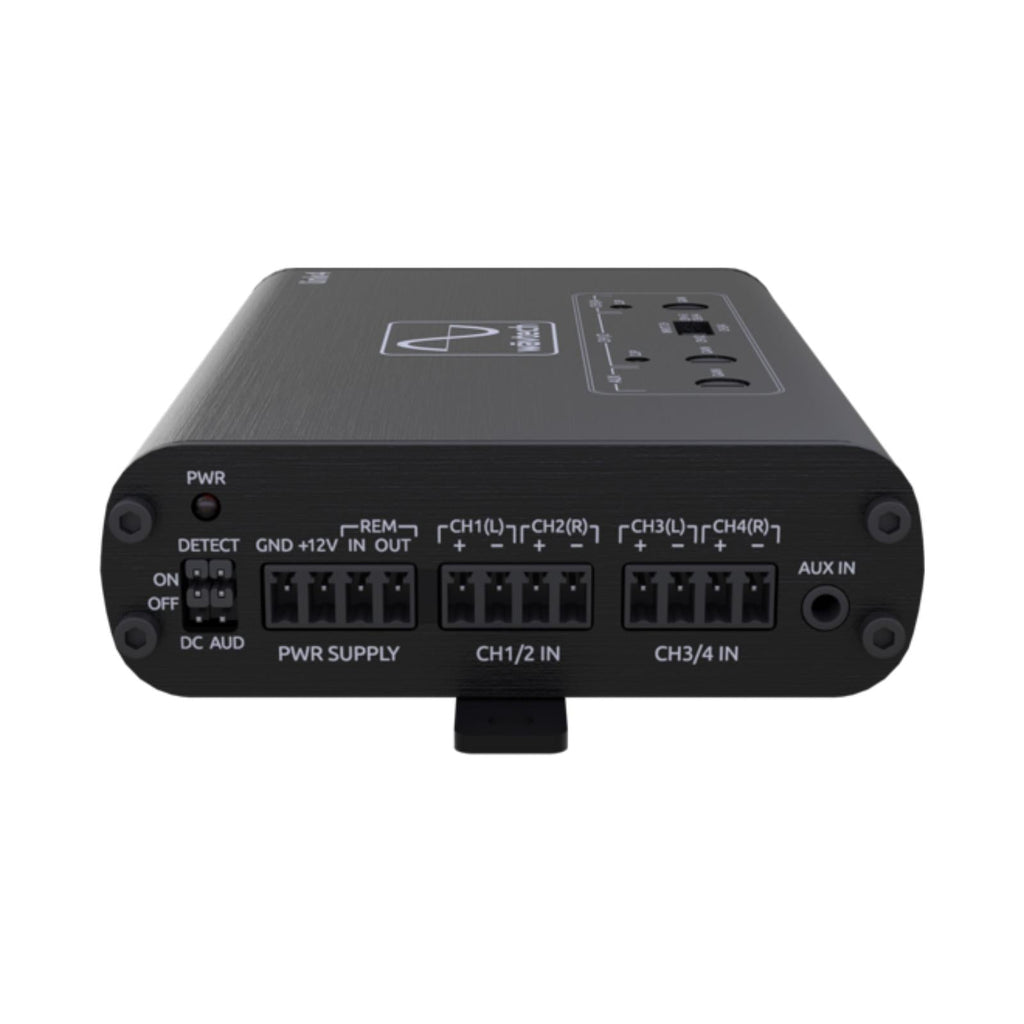 Wavtech Link4 4 Channel LOC Line Output Converter Aux In Signal Summing & Remote