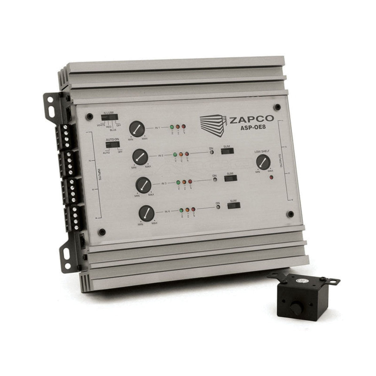 Zapco ASP-OE8 8 Channel OEM Speaker Level to Preamp with Bass Recovery